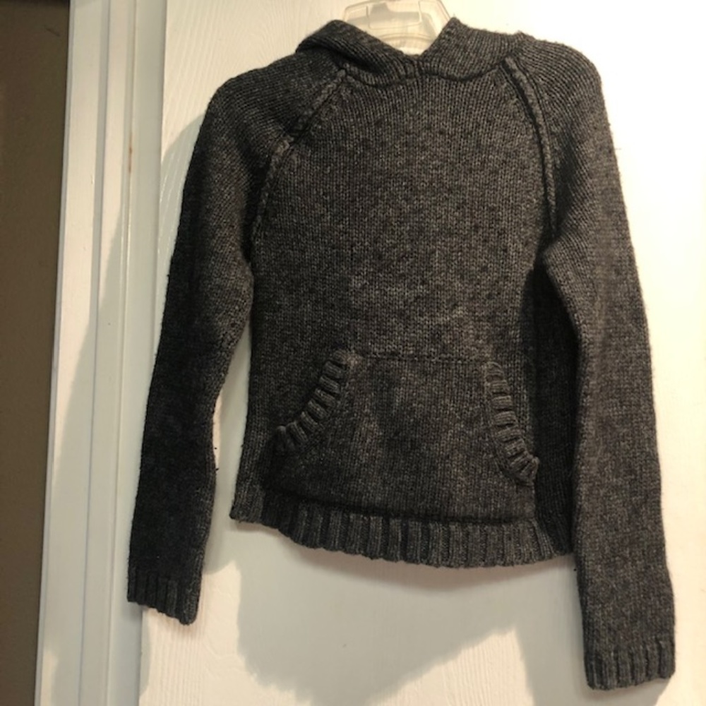 Abercrombie Charcoal Grey Wool Sweater/Hoodie
